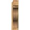 Ekena Millwork Funston Block Rough Sawn Outlooker, Western Red Cedar, 6"W x 24"D x 24"H OUT06X24X24FST05RWR - alternate 2